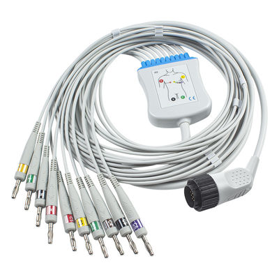 Kenz EKG Kablosu PC-104 63050074 63050075 16pin IEC 4.0 Banana Konnektör