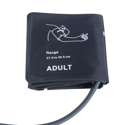 Yetişkin NIBP Manşet Mesanesiz Tek Tüp 27.5-36.5cm Naylon Manşet