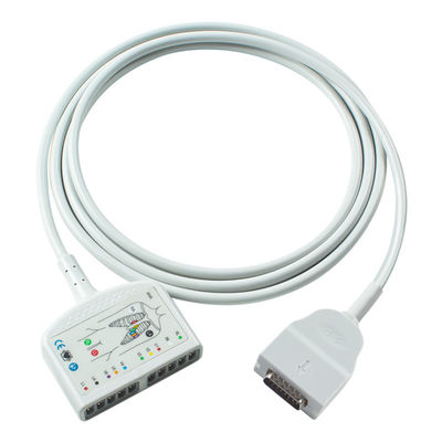 OD6mm 2.2M EKG Kablosu Mortara Burdick 1600 300 3100 400 6100 800 ile uyumludur