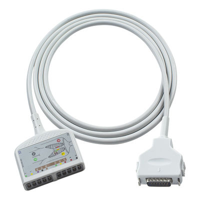 KardiMax FX-7202, CardiMax FX-7402, CardiMax FX-7101 için uyumlu Fukuda Denshi 10Lead EKG Kablosu