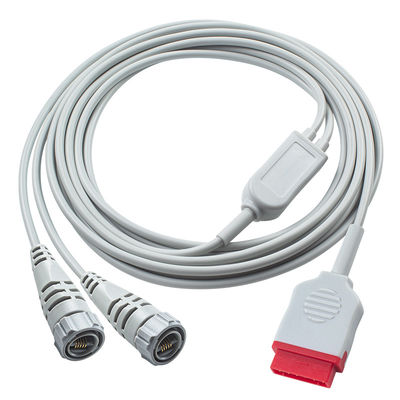GE kan basıncı monitörü için 11Pin Double Argon 3.5M IBP kablosu 2 yıl raf ömrü
