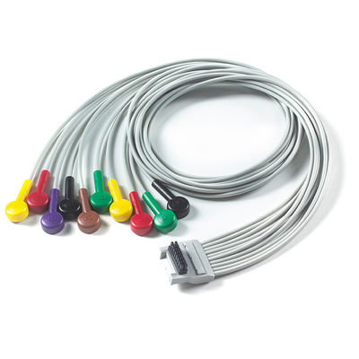 Mortara Holter EKG Kablosu, Mortara H3 + 10 Kurşun EKG Kablosu